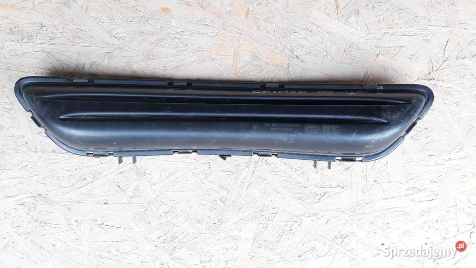 PORSCHE CAYMAN KRATKA ŚRODKOWA ZDERZAKA PRZÓD Zatom Stary