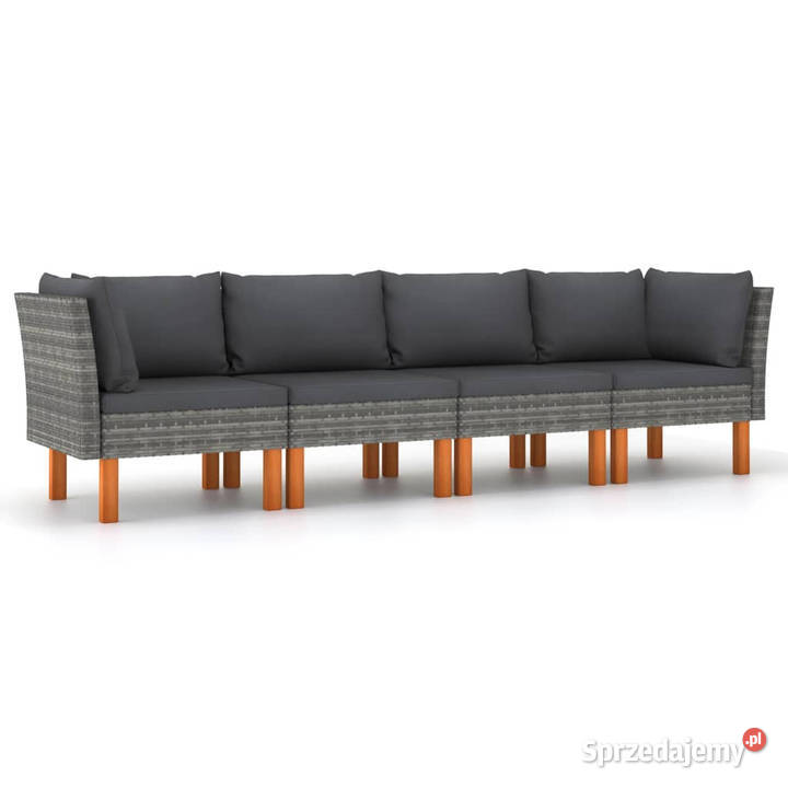 4osobowa sofa ogrodowa z poduszkami polirattan Warszawa