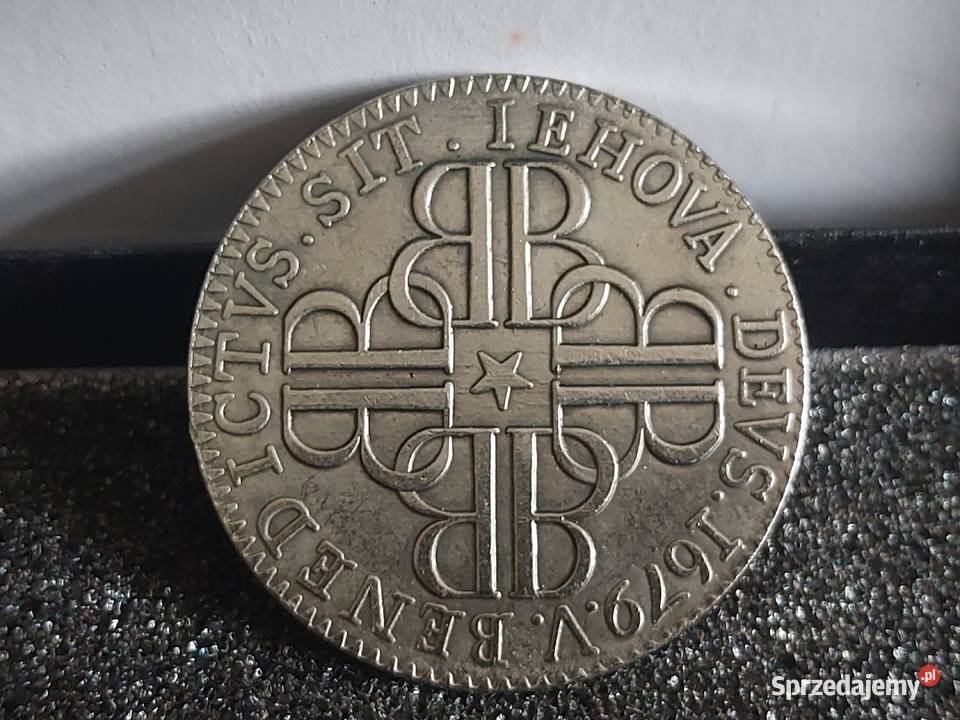 Moneta Dukat Szwajcarski z imieniem Boga IEHOVA