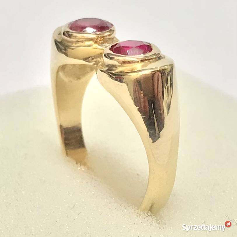 Złoty pierścionek 585 14K Toi et Moi Ty i Ja z Pierścionki Warszawa