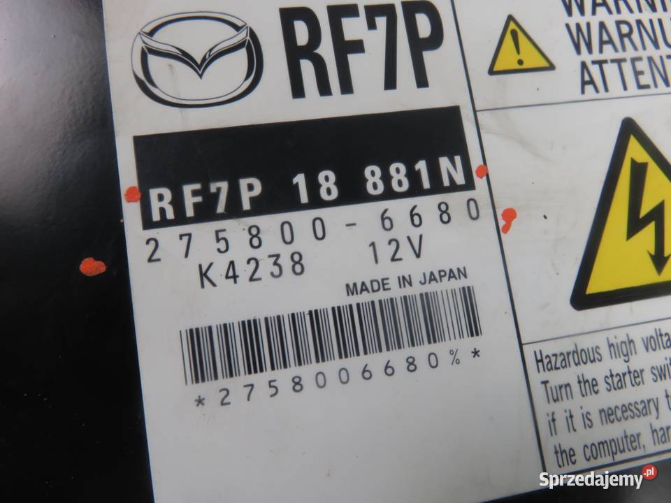 STEROWNIK MAZDA 5 CR19 20 MZRCD RF7P18881N osobowe sprzedam