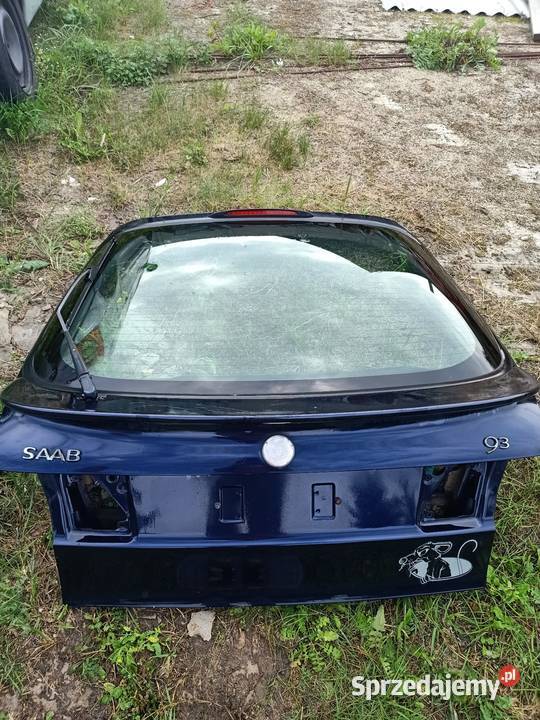 Klapa tylna tył bagażnika Saab 93 9802r osobowe Szczecin