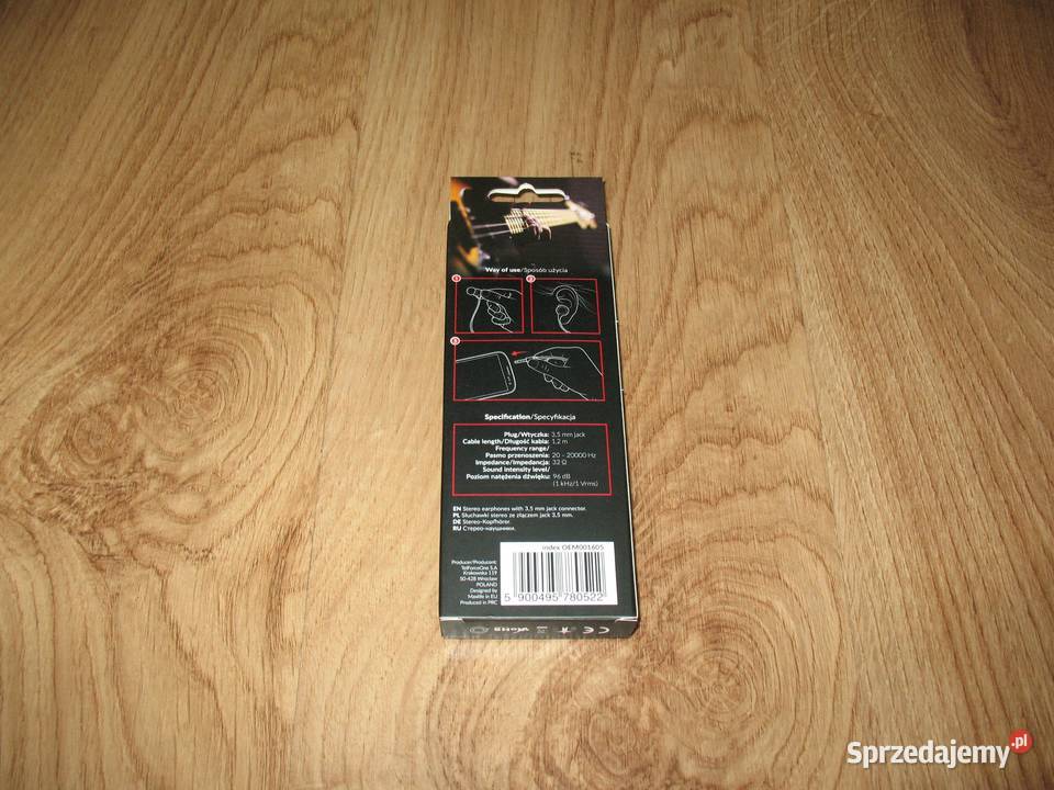 Słuchawki douszne przewodowe Maxlife MXEP01 Chorzów