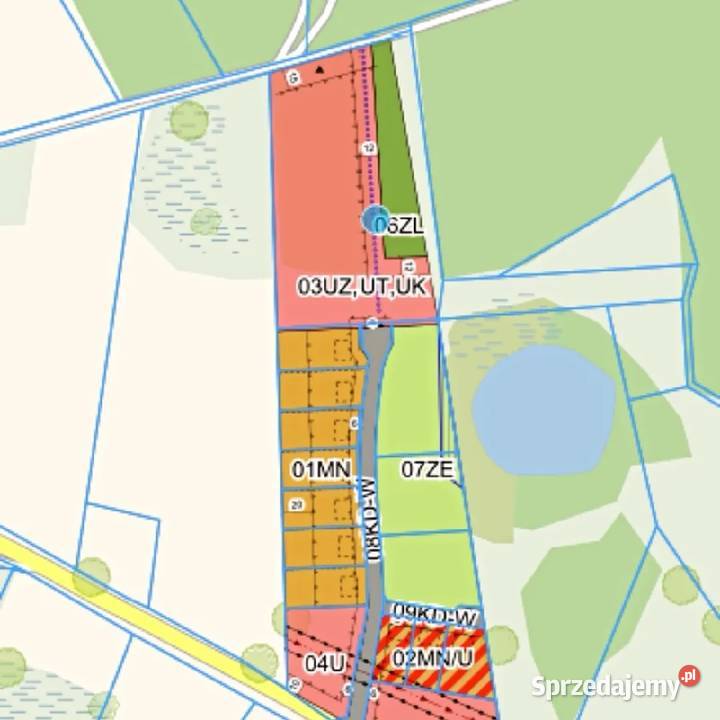 Działka inwestycyjna w Zakrzewie 70zł/m2 Zakrzewo