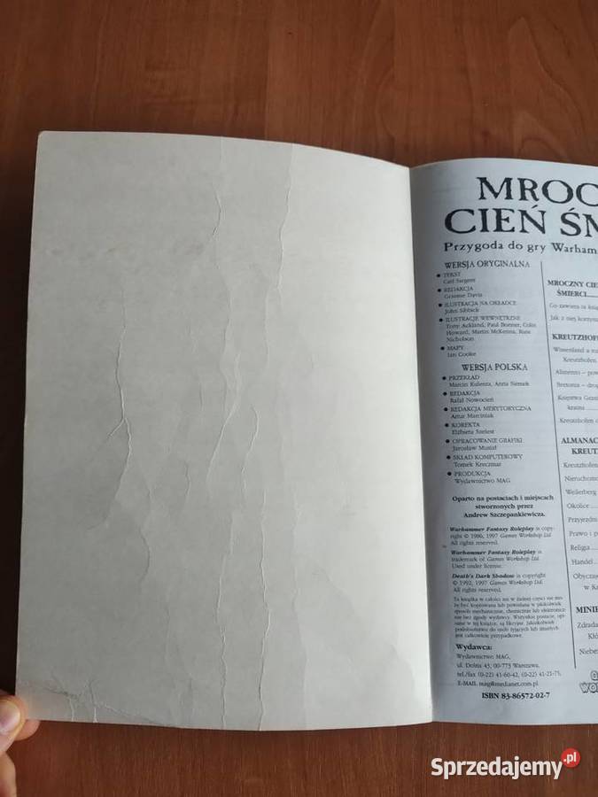 Warhammer Mroczny cień śmierci sprzedam