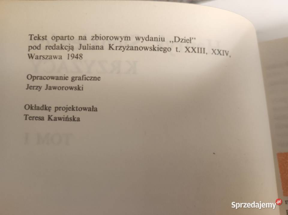 Krzyżacy Henryk Sienkiewicz 1 2 TOM świętokrzyskie Kielce sprzedam