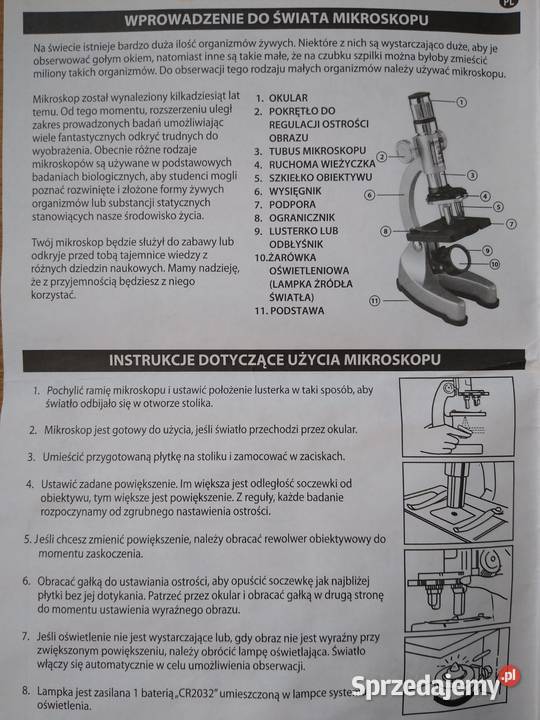 Mikroskop Dziecięcy w Walizce Gdańsk