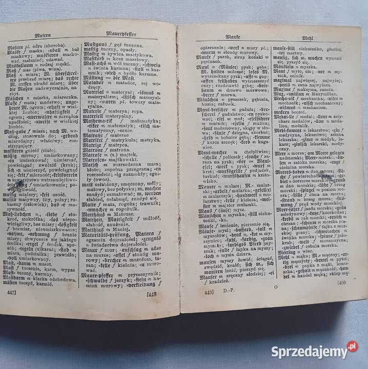 J Klus Słownik niemieckopolski i polskoniemiecki