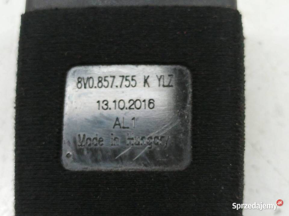 ZAPINKA PASA BEZPIECZEŃSTWA PRAWY PRZÓD FOTELA