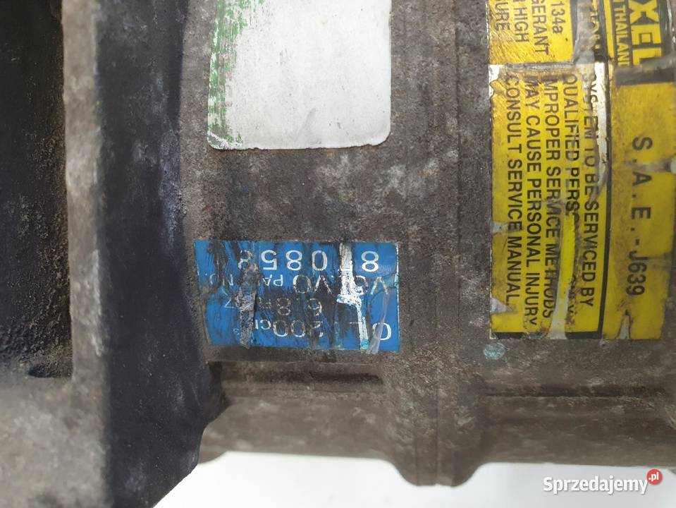 SPRĘŻARKA KLIMATYZACJI Volvo C70 24 T osobowe lubelskie Chełm