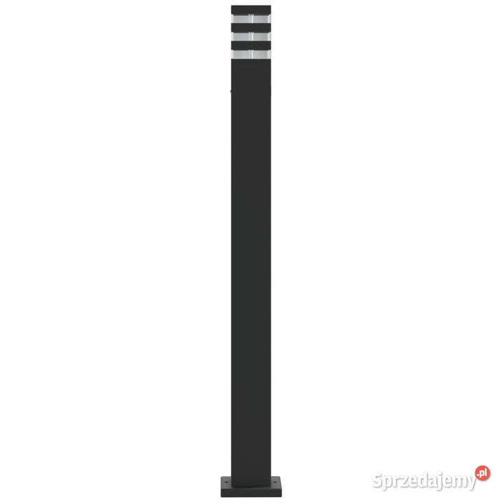 Zewnętrzne lampy stojące 3 czarne 110 aluminium Warszawa