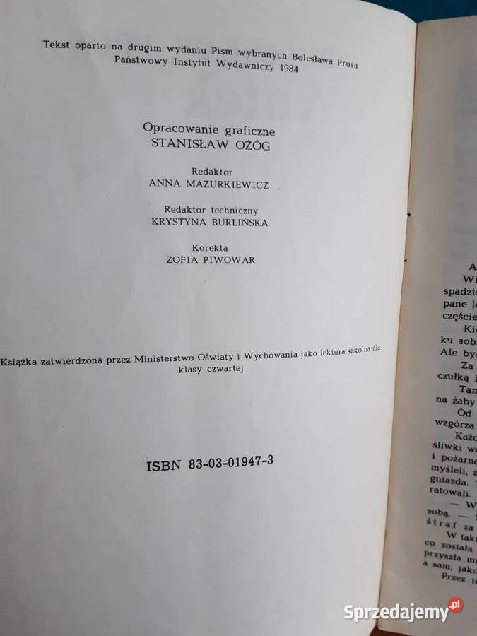 Antek Bolesław Prus Wrocław