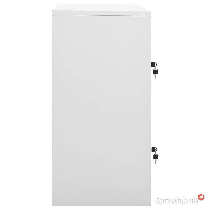 Szafka zamykana na klucz jasnoszara 90x45x925
