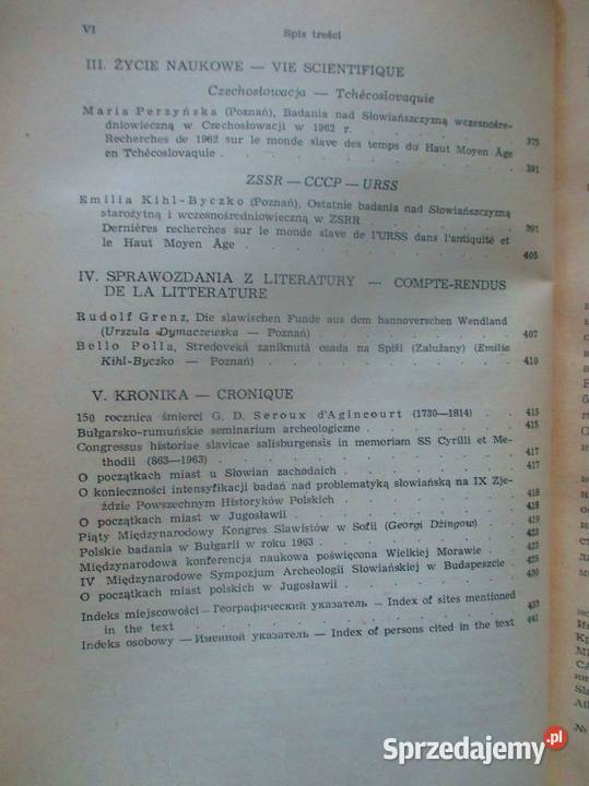 Slavia Antiqua rocznik Hensel starożytność łódzkie Łódź sprzedam