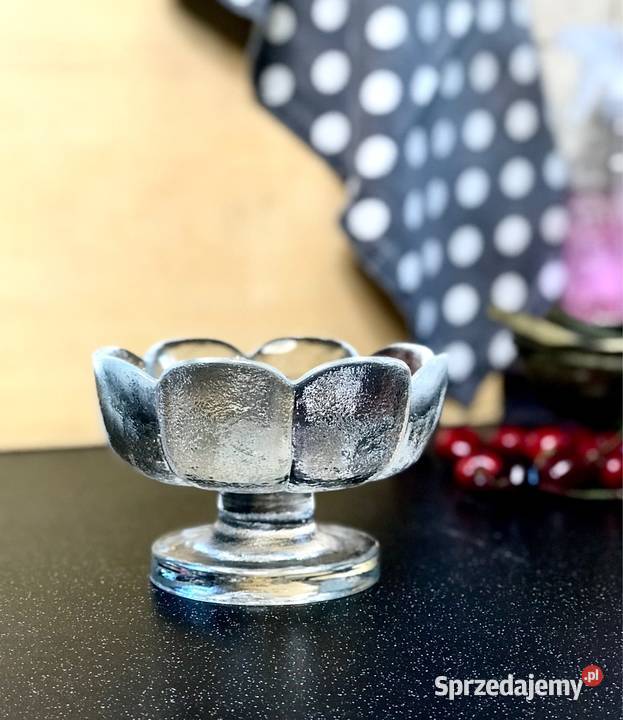 Owocarka cukiernica szkło kryształowe Myszków