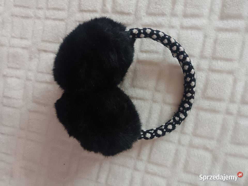 Futrzane nauszniki na głowę z Madrytu Top Dla kobiet Kraków