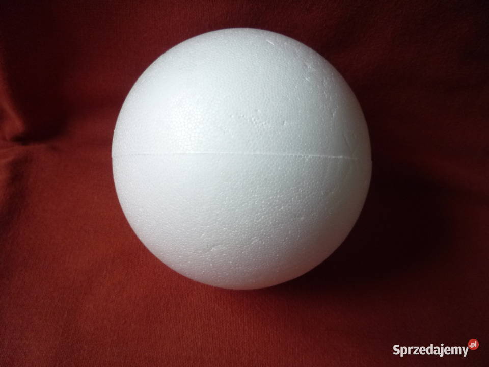 Biała Kula styropianowa 12 Bombka do ozdabiania zachodniopomorskie Szczecin