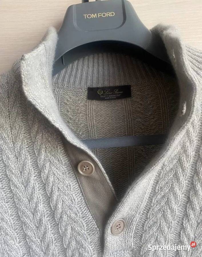 Kardigan Loro Piana z baby cashmere Męska Garwolin