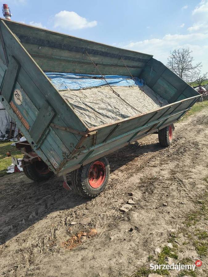 Przyczepa wywrotka nieuszkodzony Przyczepy rolnicze wielkopolskie