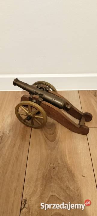 Mosiężna stara armata Pozostałe Antyki, Sztuka, Kolekcje Jasło
