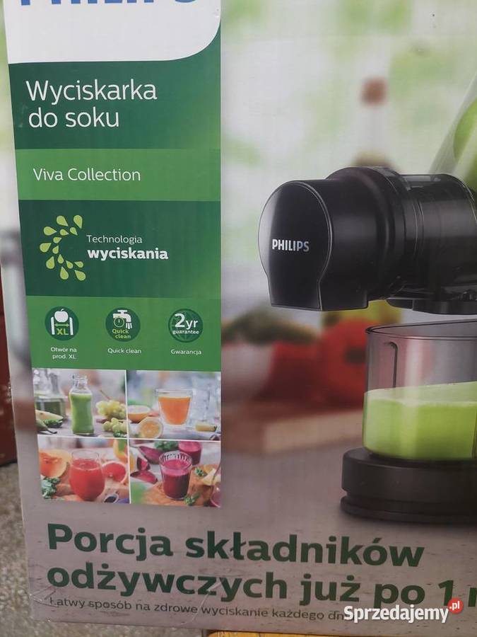 Sokowirówka wolno obrotowa Philips AGD drobne lubelskie