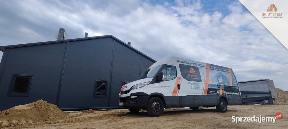 Hala 405 m2 stalowa produkcyjna magazyn warsztat pomorskie