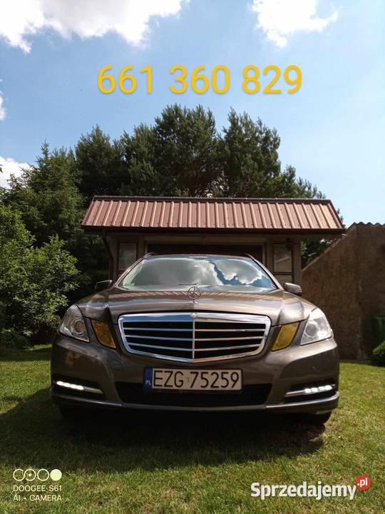 Mercedes Benz E Klasa zadbany super stan czujnik deszczu wielkopolskie Ostrów Wielkopolski