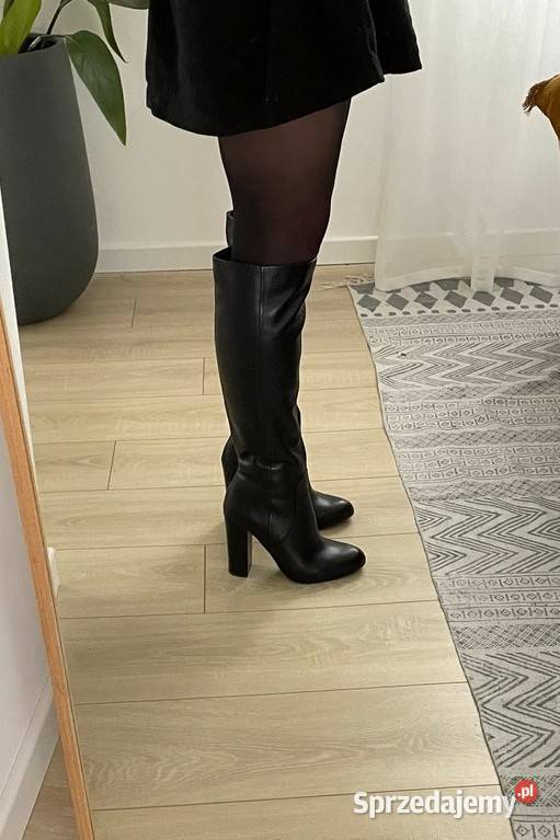 PROWOKUJĄCA ELEGANCJA kozaki ALDO szeroki obcas Aldo Kozaki Białystok