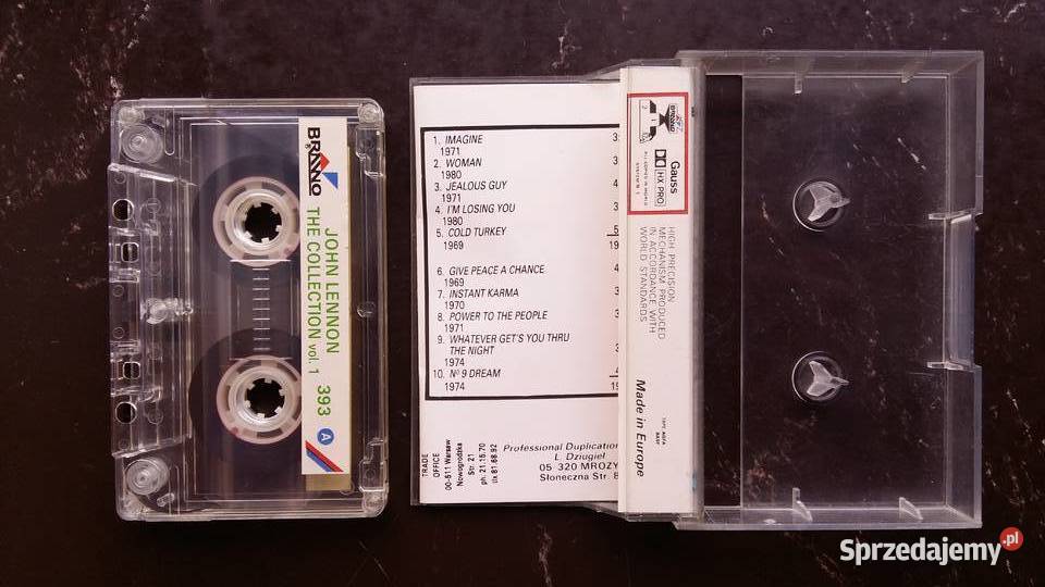 Kaseta magnetofonowa John Lennon The collection Siemiatycze