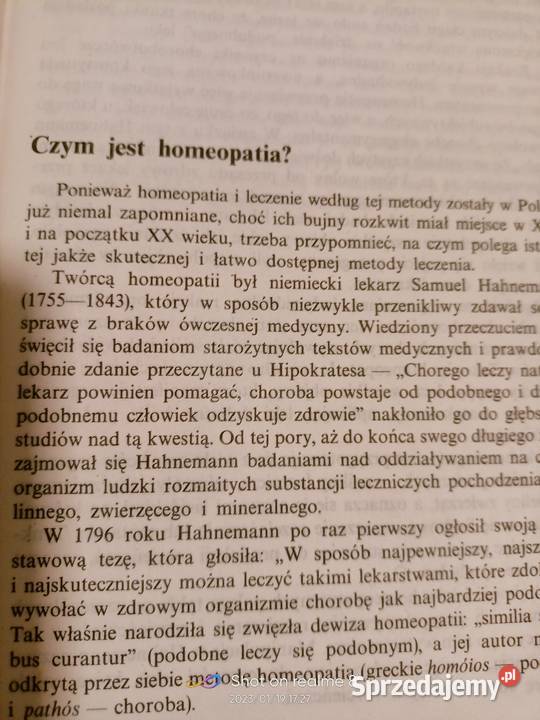Homeopatia domowa Szymański książki Warszawa