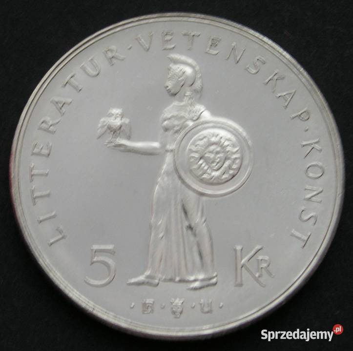 SZWECJA 5 KORON 1962 SREBRO Łódź sprzedam