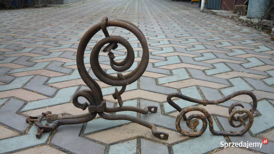 Okucia bryczki sań powozu kute kowalskie stare