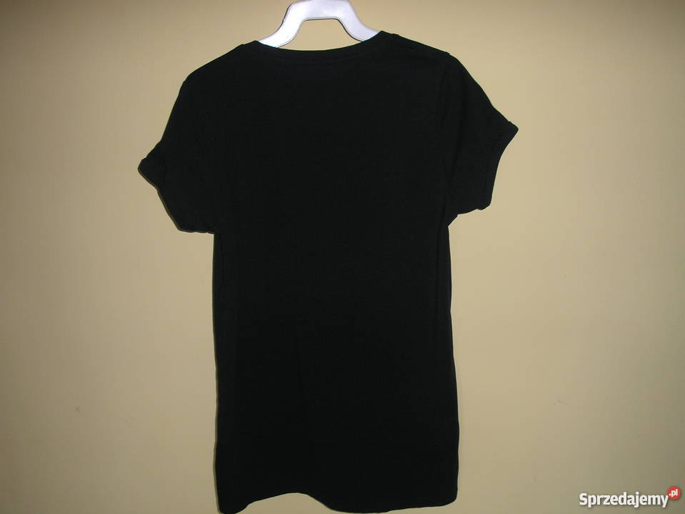 spódniczka z eco skórką Yessika koszulka Bez wzoru