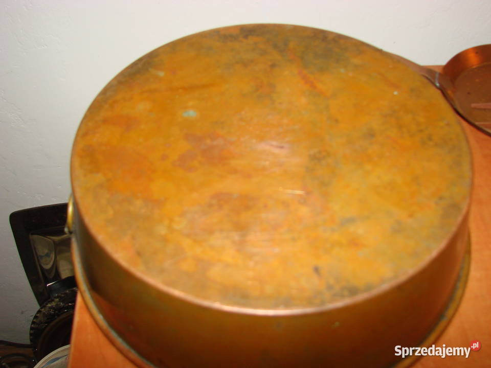 stara miedziana miska Pruszcz Gdański sprzedam