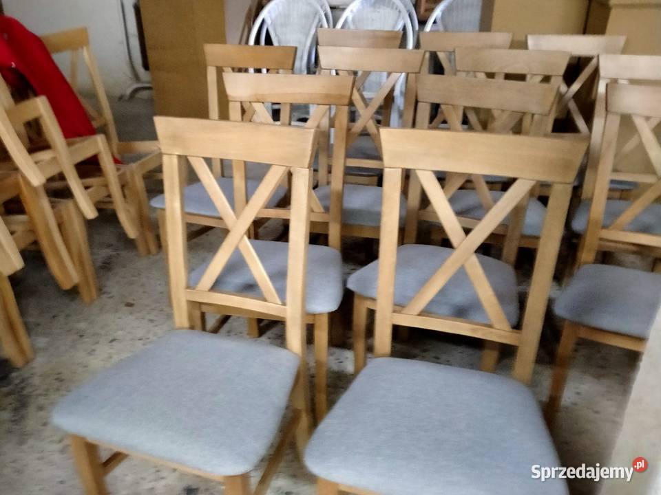 Piękne nowoczesne krzesła bukowe Głuchołazy