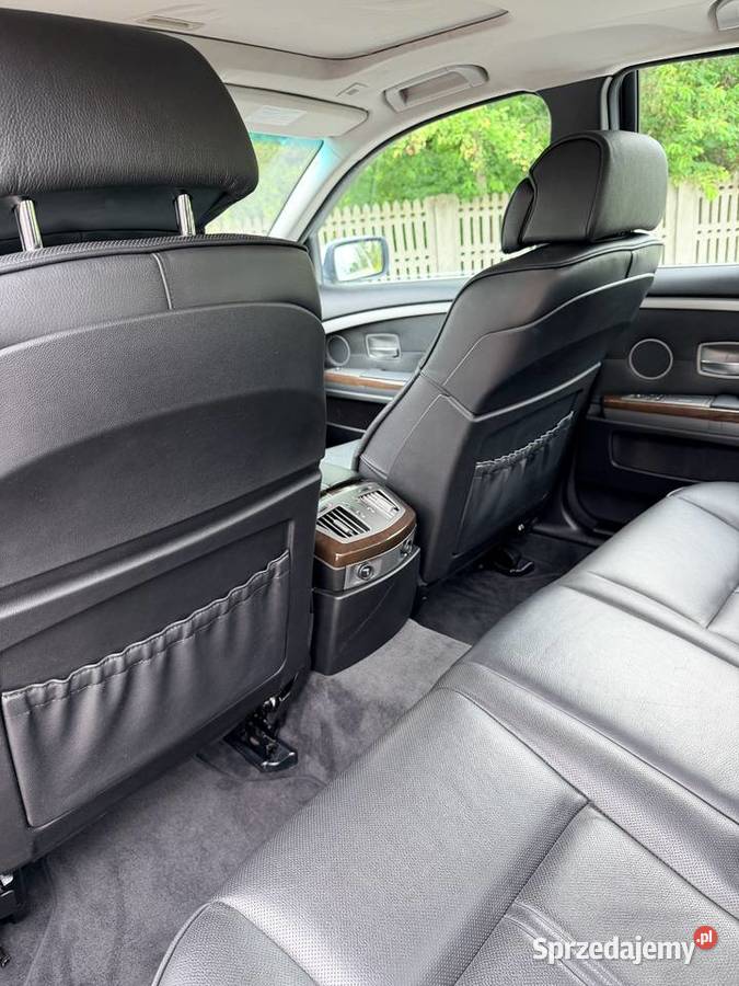 BMW 750i V8 48 367 2007 Biały Niski przebieg Częstochowa sprzedam