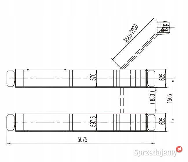 PODNOŚNIK NOŻYCOWY NAJAZDOWY DIAGNOSTYCZNY Toruń