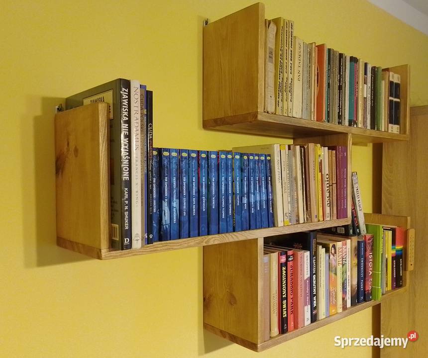 Wisząca półka z drewna sosnowego 119cm Balin