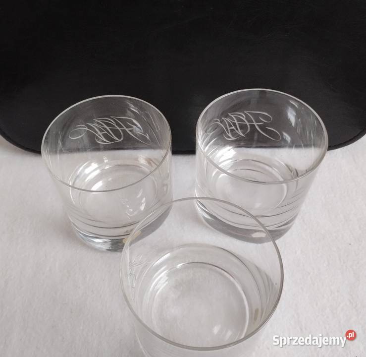 Szklanki do Whisky Rosenthal Lata 60 śląskie Cieszyn