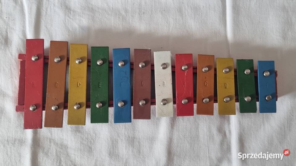 Stare cymbałki dzwonki zabawka PRL mazowieckie Warszawa