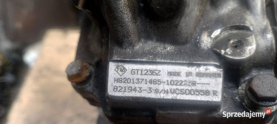 RENAULT opel 16dci BITURBO turbosprężarka osobowe