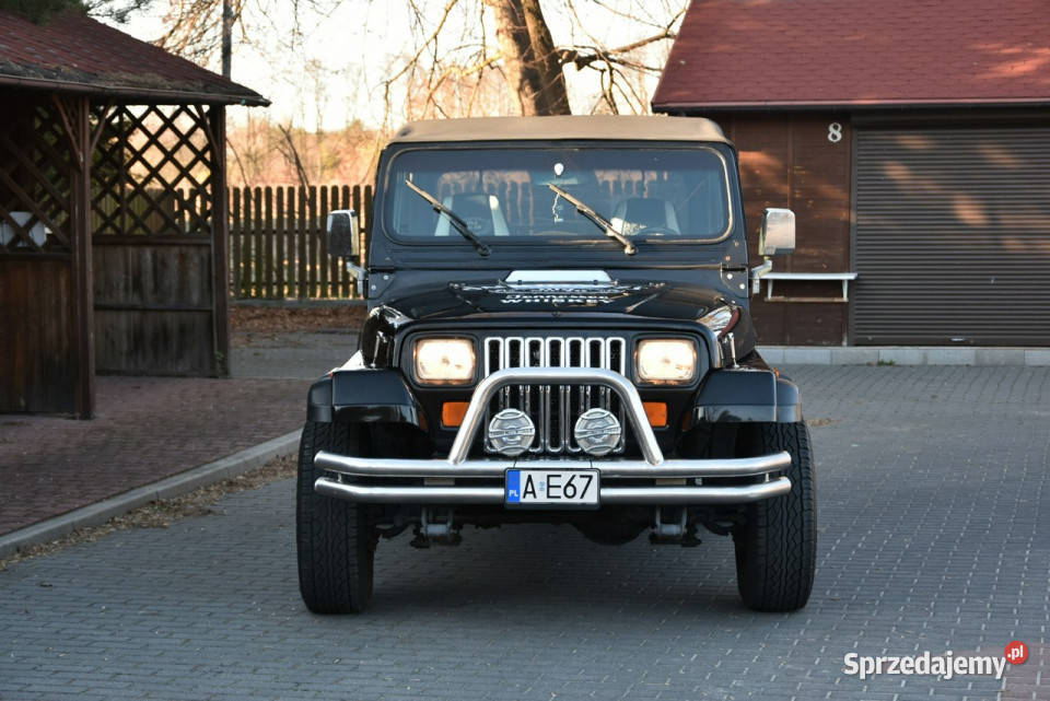Jeep Wrangler YJ 25 125 Manual 1991r 4x4 Skóra manualna Kampinos