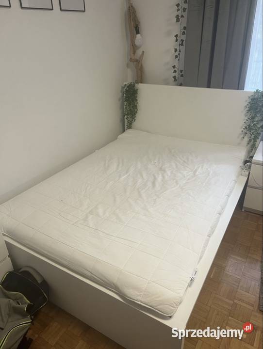 Łóżko malm z materacem z dwoma szufladami I ledy Legionowo sprzedam