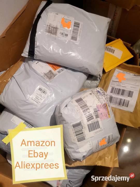 Karton nieodebrane paczki z Niemiec Amazon EBay Gdańsk