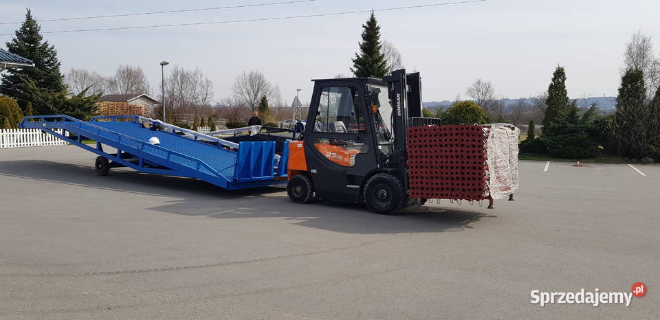 Rampa mobilna wynajem RĘKI załadunkowa najazd do mazowieckie