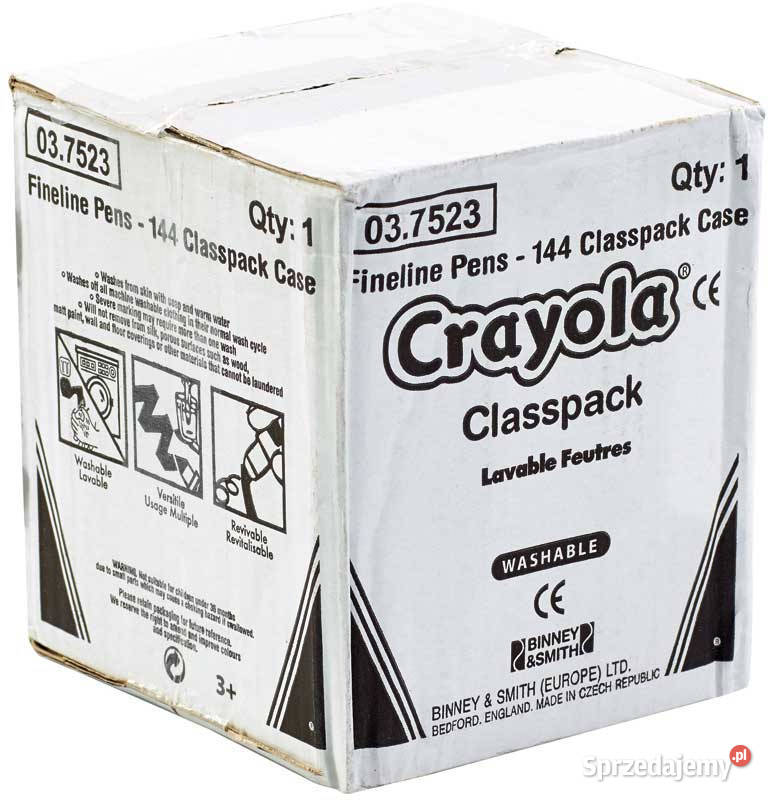 Pisaki Mazaki CRAYOLA 144 SUPERTIPS Mega Paczka Mogilany sprzedam