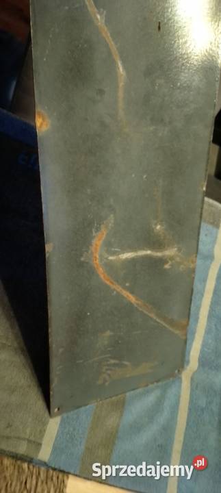 Emaliowana tablica z wojska PRL loftt uszkodzona Antyki, Sztuka, Kolekcje Jarosław