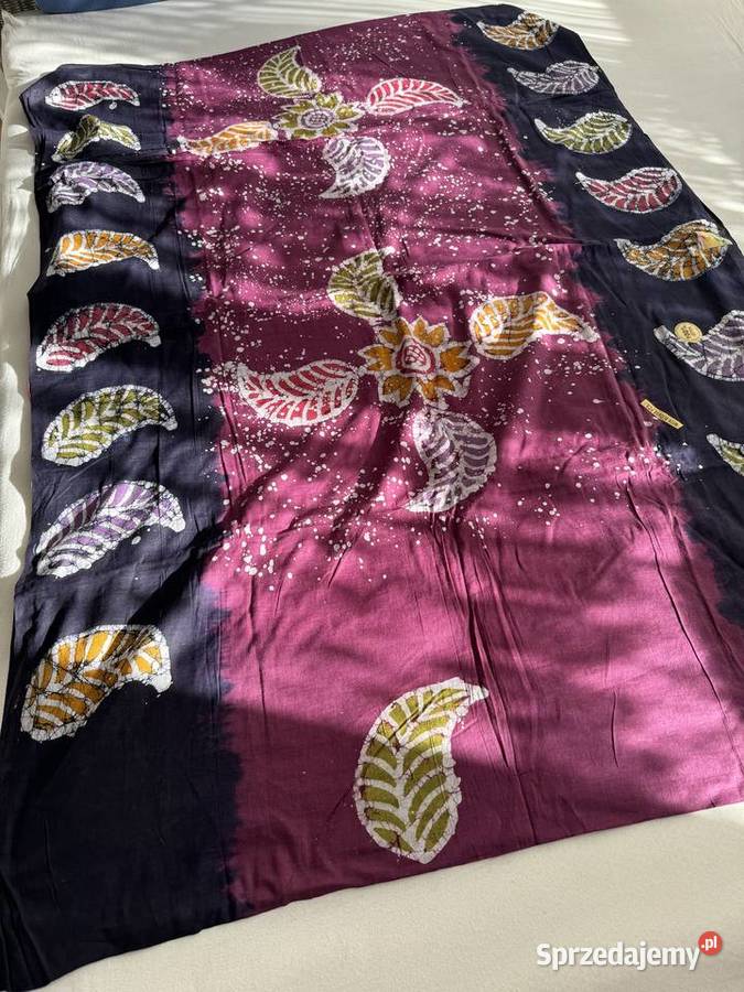 Sari tradycyjny batik ze Sri Lanki z cieniutkiej Spódnice i sukienki Katowice