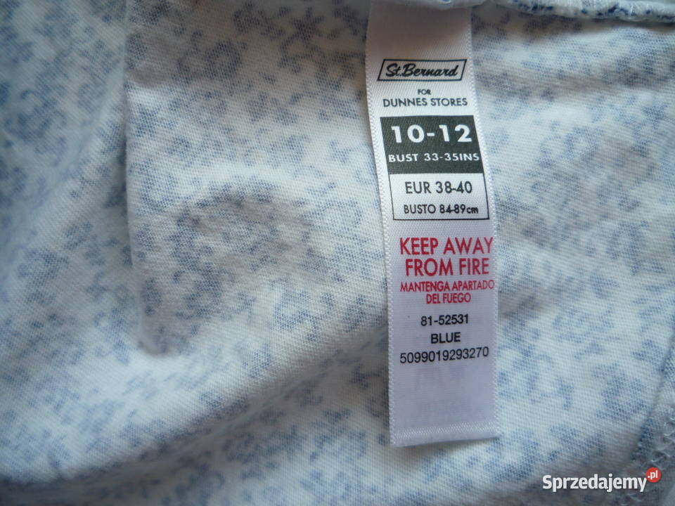 Dunnes Stores 38M 40L Top Bluzka łączka bawełna zachodniopomorskie Szczecin