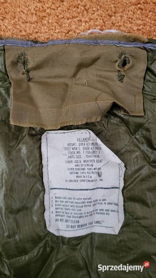 Kurtka M65 Alpha Industries cywilna made in USA Łódź